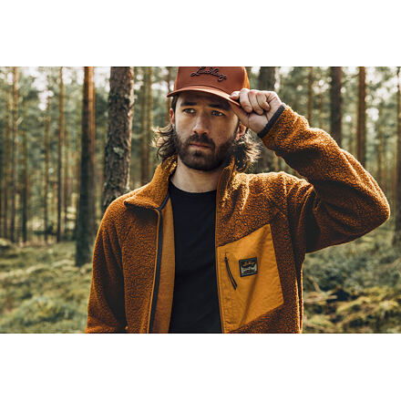 Sweater Lundhags Lundhags Flok Wool Pile Fleece Jacket Brun | 1113100, 1