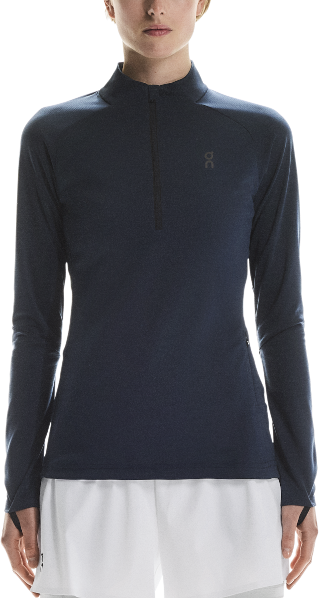 T-shirt On Running Climate Long Sleeve Running Shirt Mørkeblå | 1we10780255