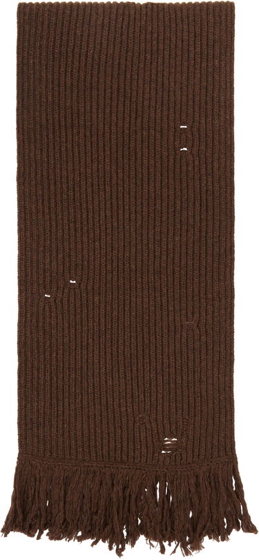Tørklæde Maison Margiela MM6 Maison Margiela Wool Distressed Fringed Scarf Beige | S52TE0056 M13138, 2