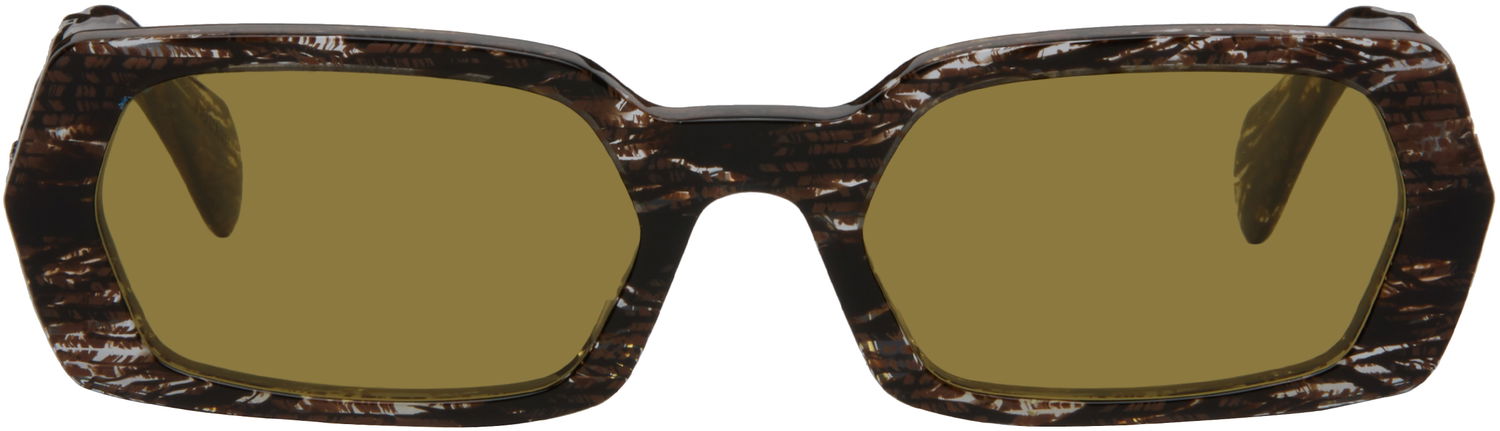 Solbriller RETROSUPERFUTURE RETROSUPERFUTURE 'L'Altro' Sunglasses Brun | JUE, 0