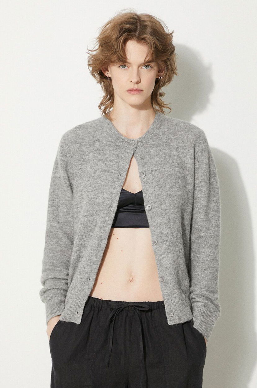Sweater Samsoe Samsoe Wool Cardigan Grå | F16422744