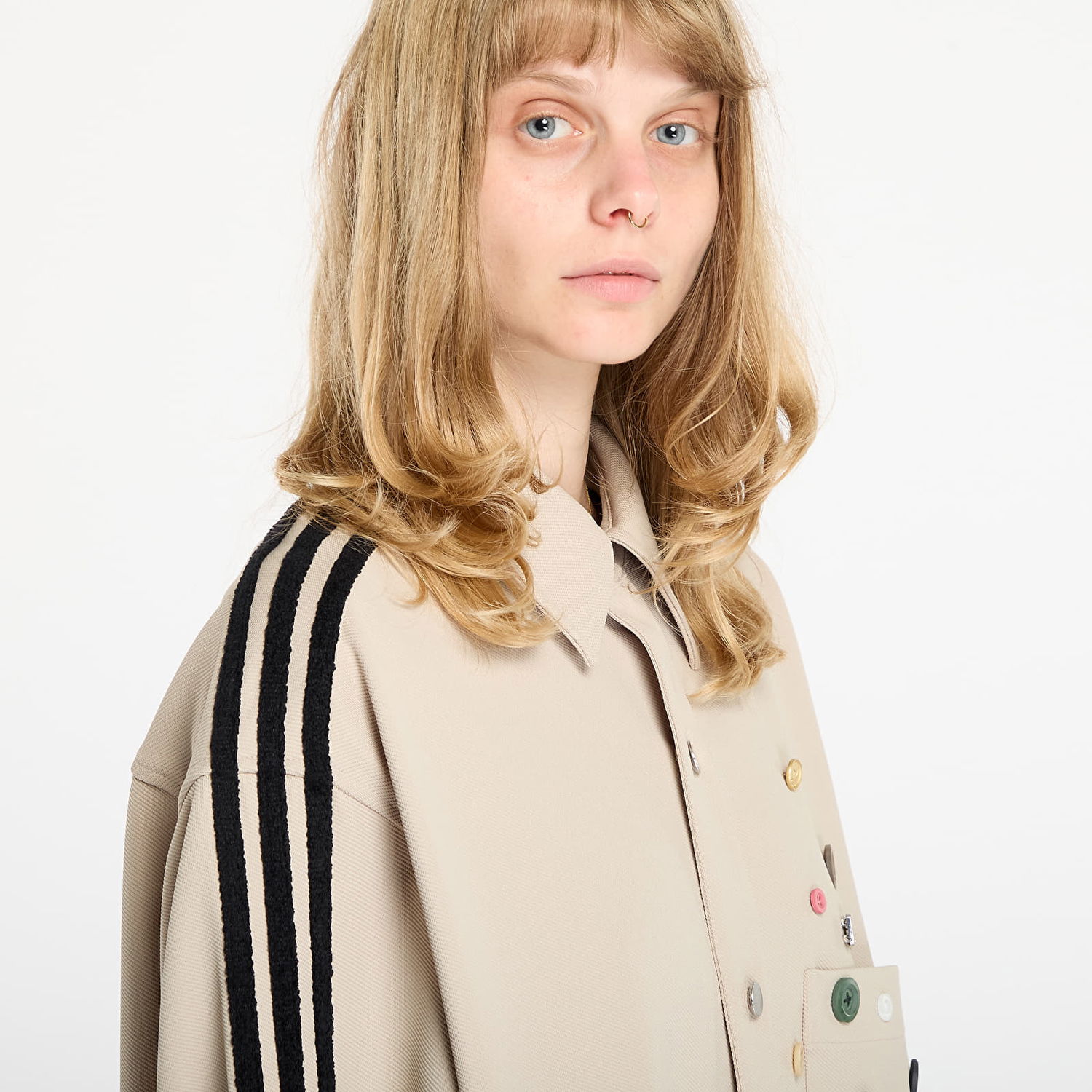Jakke adidas Originals SONG FOR THE MUTE Shirt Jacket Beige | KC3141, 1
