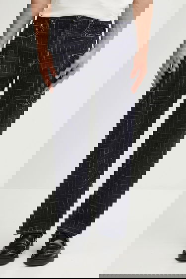Cargo bukser KENZO Kenzo Weave Cargo Monkey Fit Pants Mørkeblå | FF65DP4086V1, 0