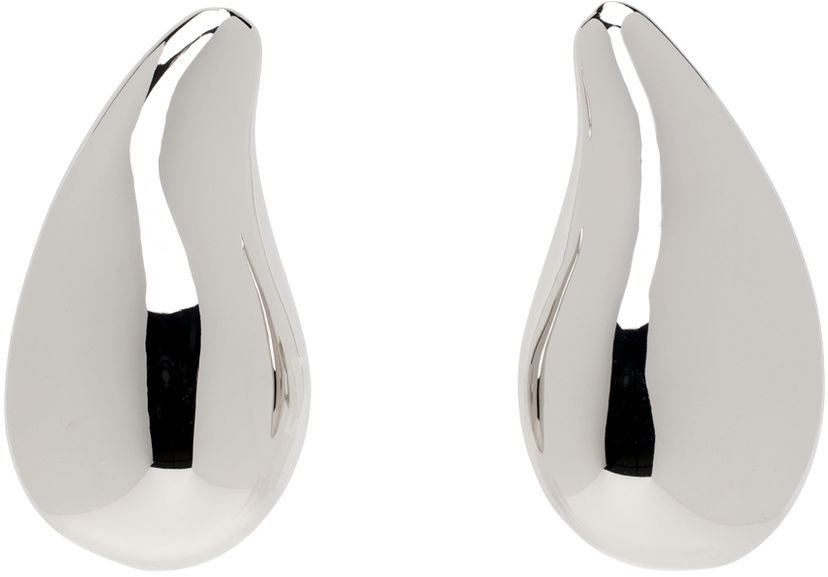 Øreringe Courrèges Metal Drop Earrings Metalisk | 224ABO055LA0001