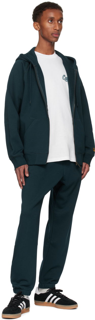 Joggingbukser Carhartt WIP Chase Sweatpants Turkis | I033667, 3