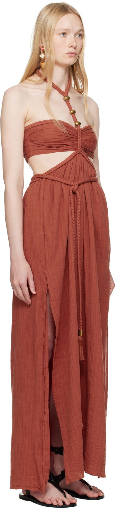 Kjole ISABEL MARANT Isabel Marant Justine Maxi Dress Rød | RO0782FA-C2J11I, 1