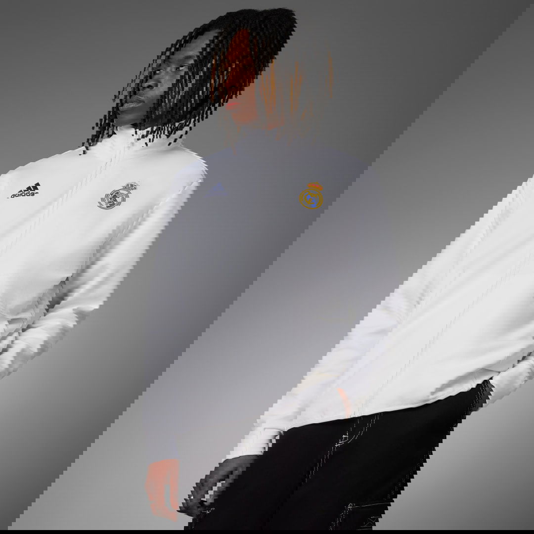 Vindjakke adidas Originals Real Madrid Anthem Hvid | HY0643, 1