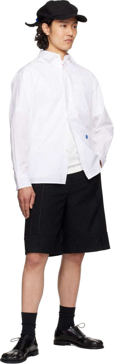 Skjorte ADER ERROR ADER error Sig TRS Tag 01 Button-Down Shirt Hvid | BO42FYSH0101WH, 3