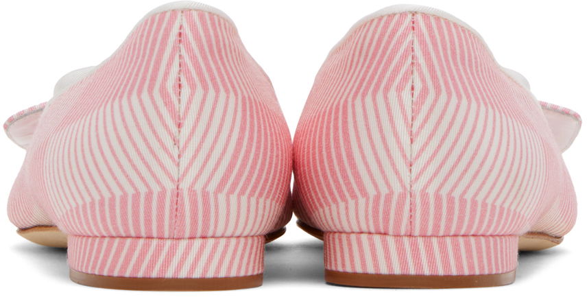 Tilbehør Manolo Blahnik Manolo Blahnik Maysale Buckle Ballerina Flats Lyserød | 124-2513-0003, 1