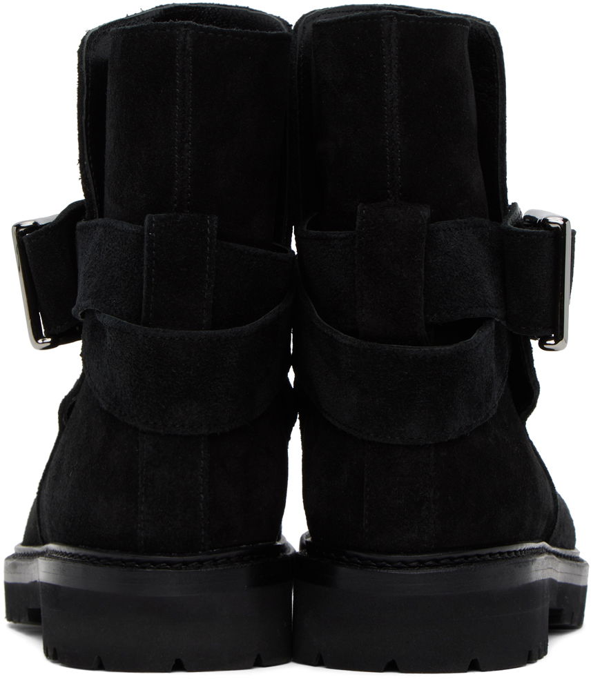 Tøj Manolo Blahnik Manolo Blahnik Hather Suede Ankle Boots Sort | 323-2540-0002, 1