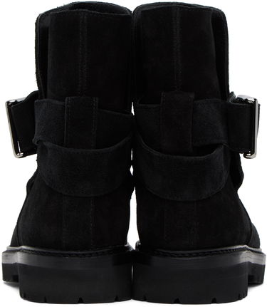 Tøj Manolo Blahnik Manolo Blahnik Hather Suede Ankle Boots Sort | 323-2540-0002, 1