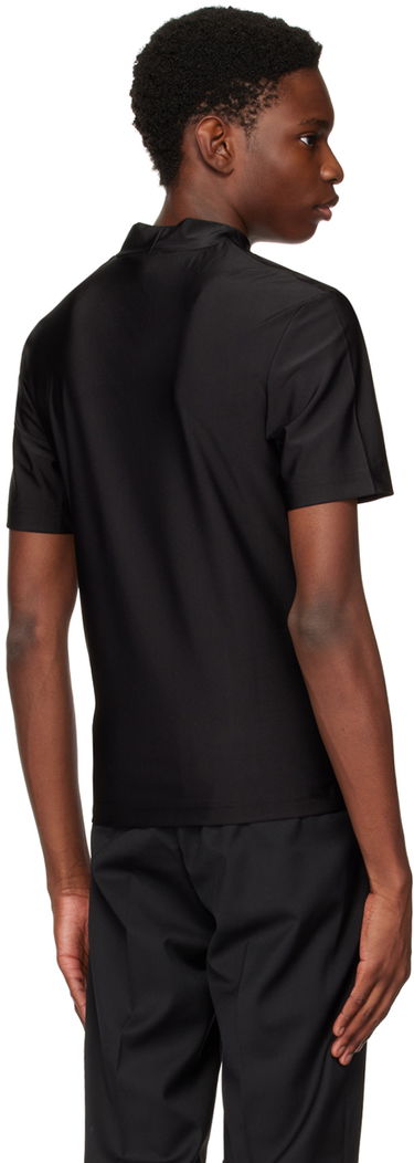 T-shirt Han Kjøbenhavn Mock Turtleneck Sort | M-132625, 2