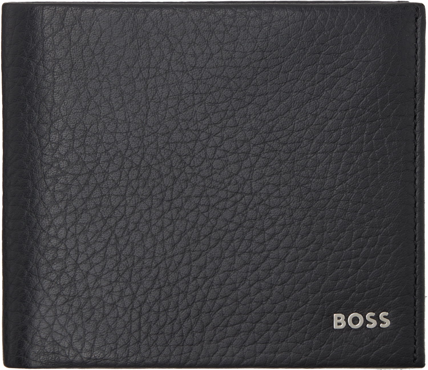 Tegnebog BOSS BOSS Bifold Leather Wallet with Logo Lettering Sort | 50529496, 0