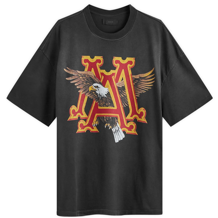 T-shirt AMIRI Vintage Oversized Graphic T-Shirt Sort | AMJYTE1127-001
