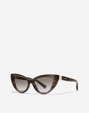 Solbriller Dolce & Gabbana Dolce & Gabbana DG Hinge Cat-Eye Sunglasses Grå | VG4497VP93B9V000, 2