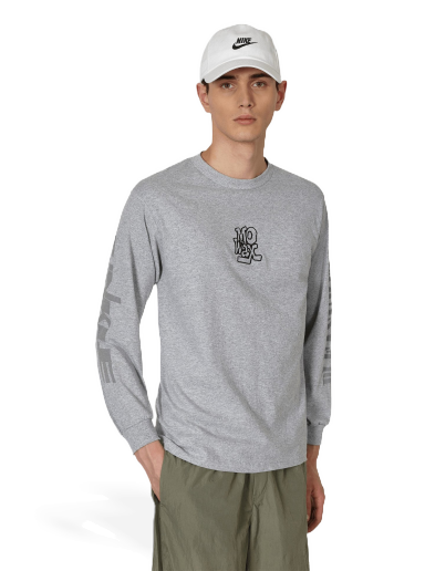 Sweatshirt Pleasures Music Long-Sleeve "Grey" Grå | P22U008 GREY
