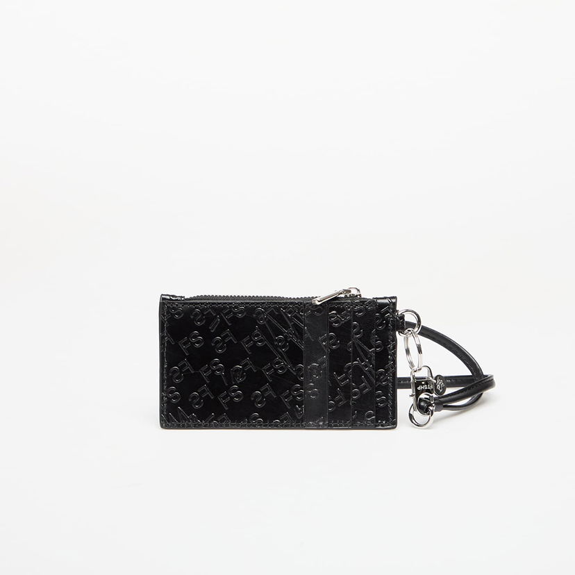 Tegnebog Footshop FTSHP Leather Cardholder with Lanyard Sort | FTSHP_485