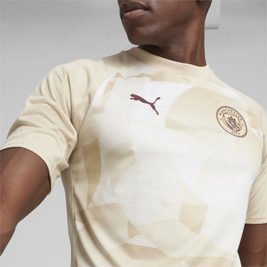 Jersey Puma Manchester City Prematch Shirt 2023/24 Beige | 774370-003, 6