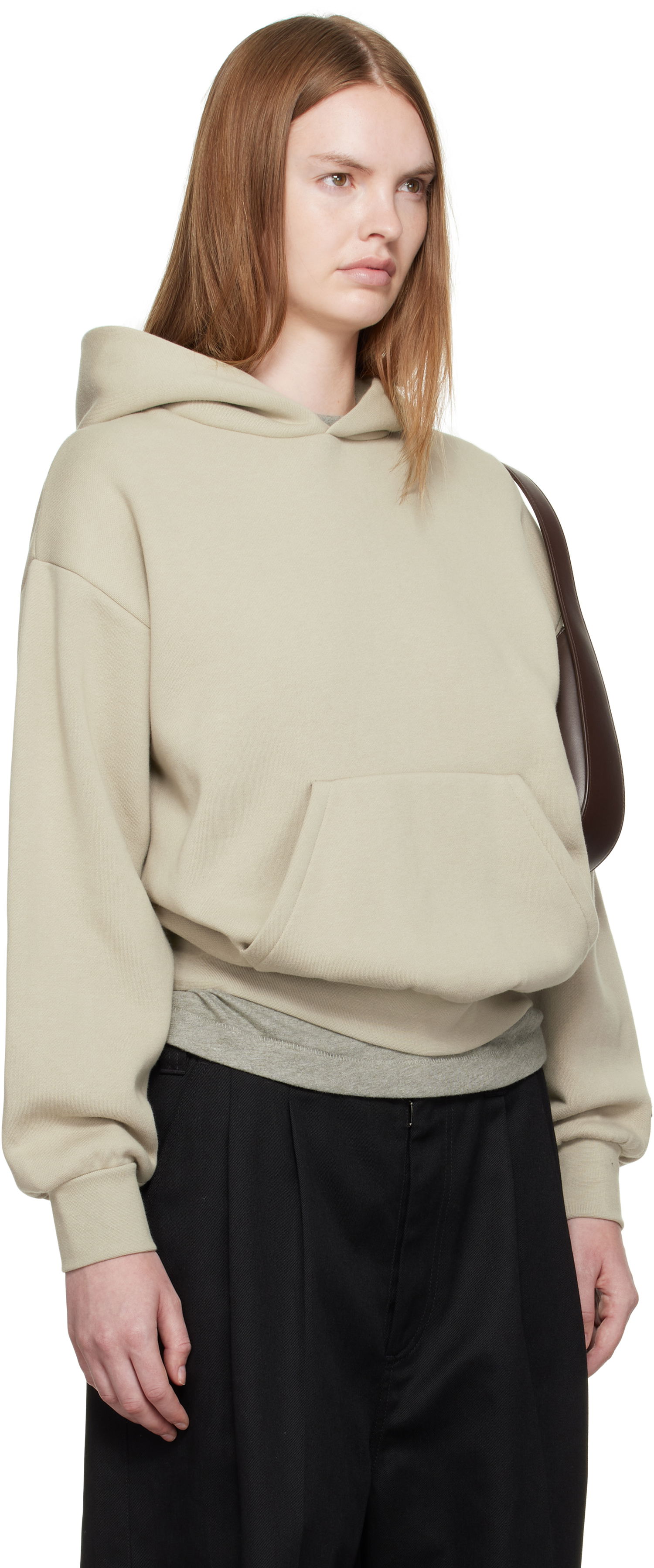 Sweatshirt Fear of God Fear of God ESSENTIALS Classic Fit Hoodie Beige | 192SP255546FW, 1