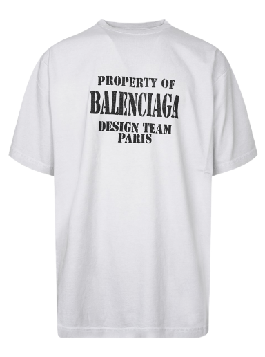 T-shirt Balenciaga T-Shirt Hvid | 641675 TMVH8 9012