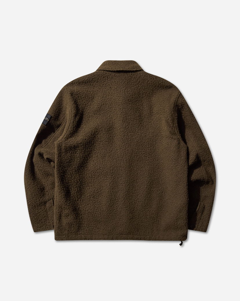 Skjorte Stone Island Panno Ratinato Overshirt Brun | K2S15-1200021-S0214 V0054