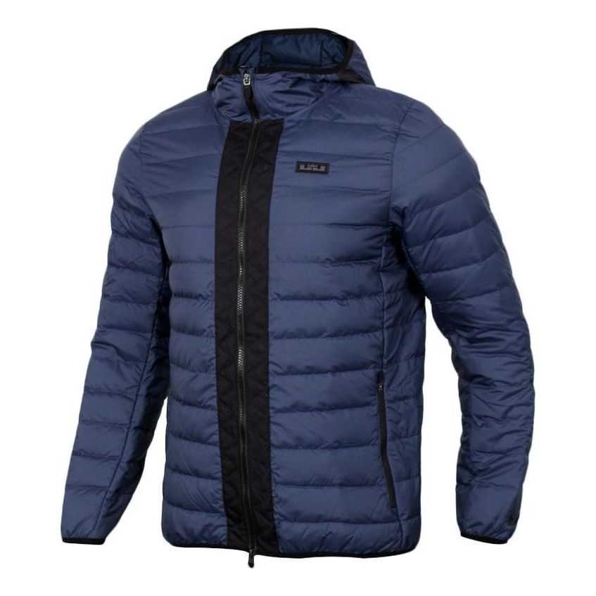 Puffer jakke Nike LeBron Jacket Blå | 927217-410, 0