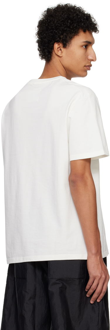 T-shirt Jil Sander Jil Sander + Logo Print T-Shirt Hvid | J47GC0156_J20103, 2