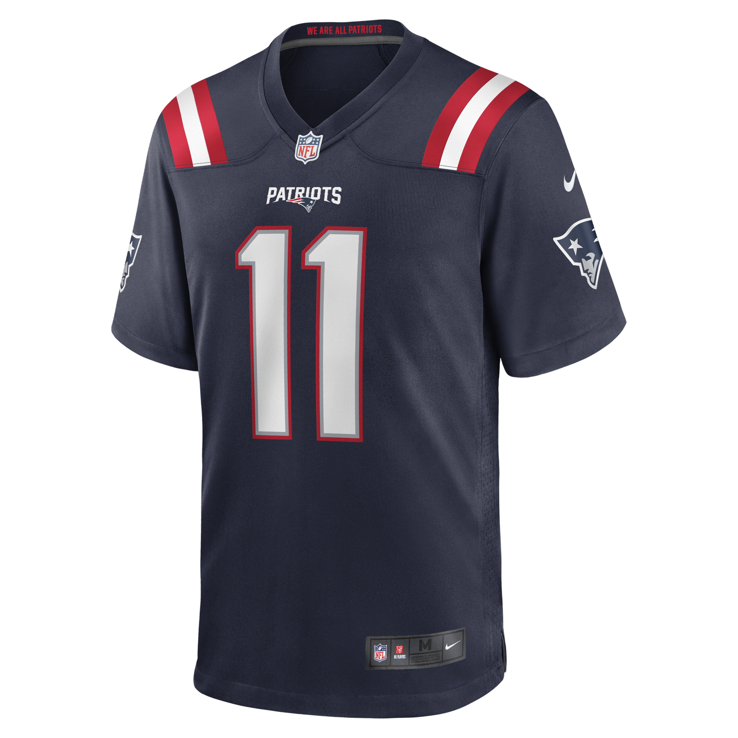 Jersey Nike NFL New England Patriots Jersey (Julian Edelman) Mørkeblå | DN1914-419, 0