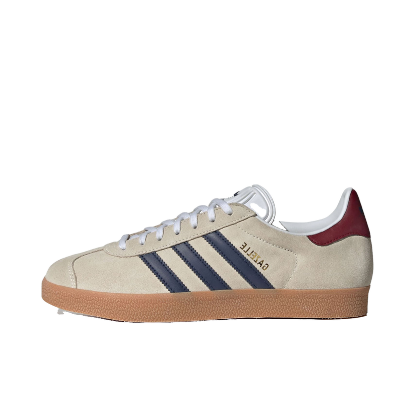 Sneakers og sko adidas Originals Gazelle "Beige Dark Blue Collegiate Burgundy" Beige | IE0546