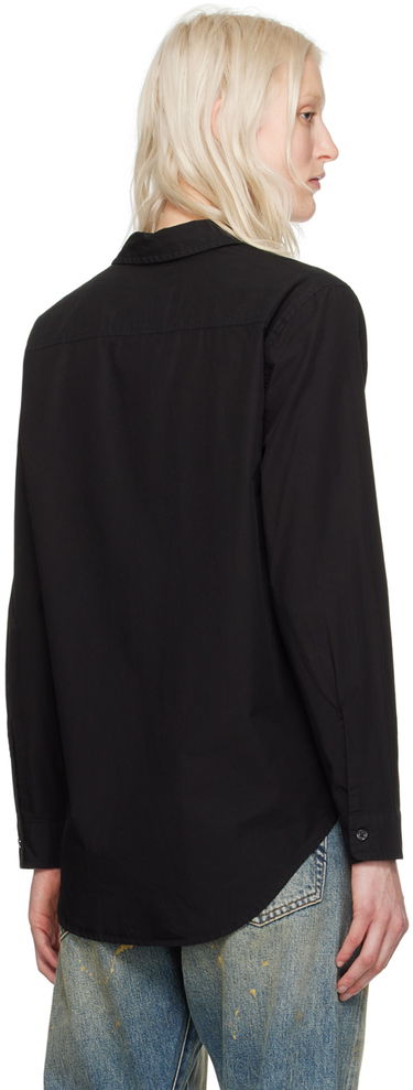Skjorte R13 R13 Foldout Shirt Sort | R13WR246-R340B, 2