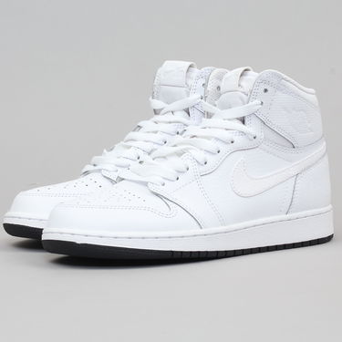Sneakers og sko Jordan Air Jordan 1 Retro High OG BG "Perforated" Hvid | 575441-100, 1