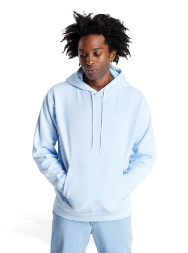 Sweatshirt Nike Solo Swoosh Fleece Hoodie Blå | CV0552-441