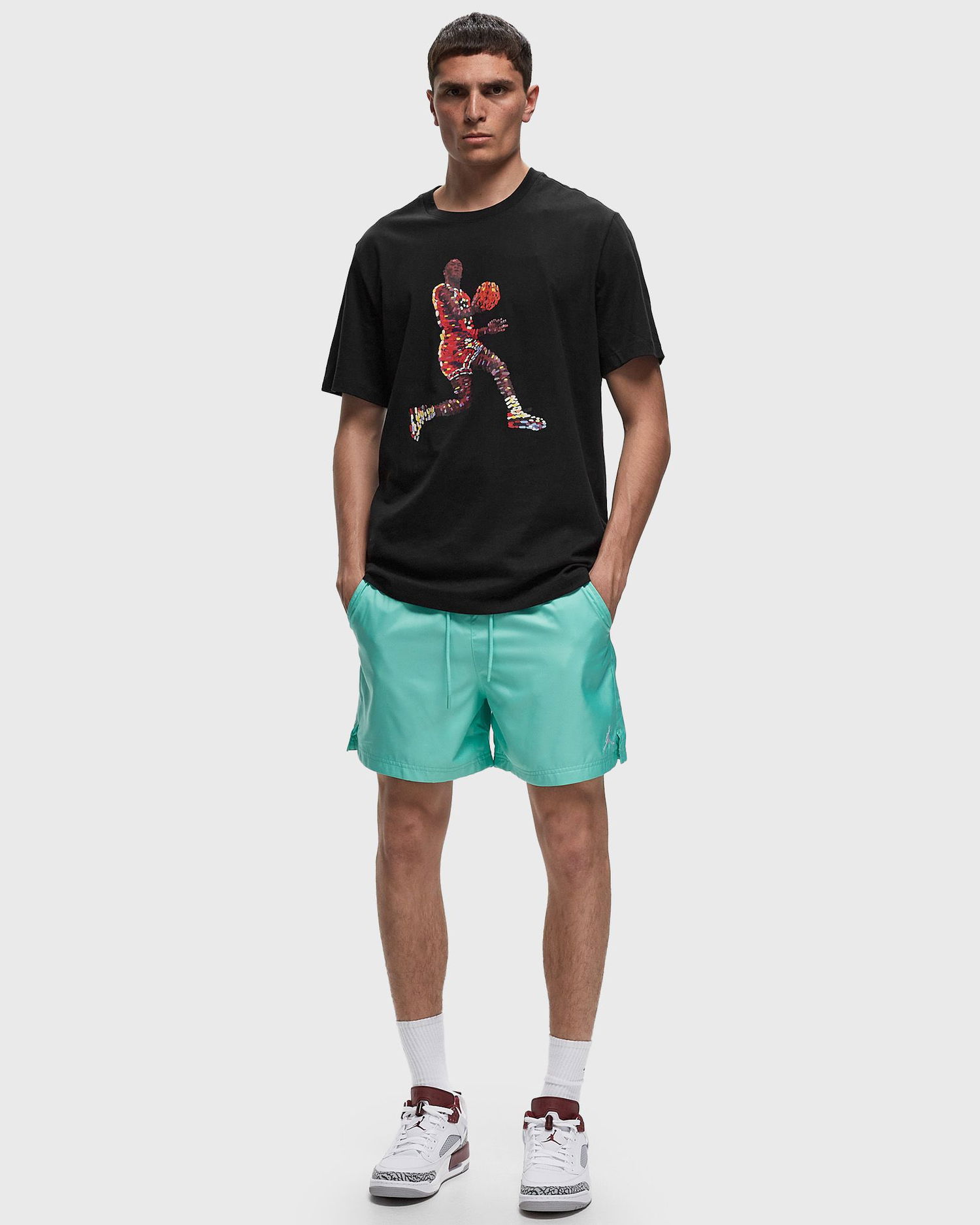 Badetøj Jordan Jordan Essentials 5 Poolside Shorts men Sport & Team Shorts Turkis | FQ4562-349, 1