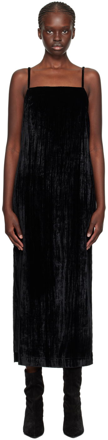 Kjole Loulou de Saison Loulou de Saison Etinas Maxi Dress Sort | ETINAS