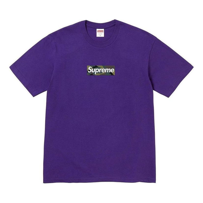 T-shirt Supreme Box Logo Graphic Tee Lilla | SUP-FW23-245