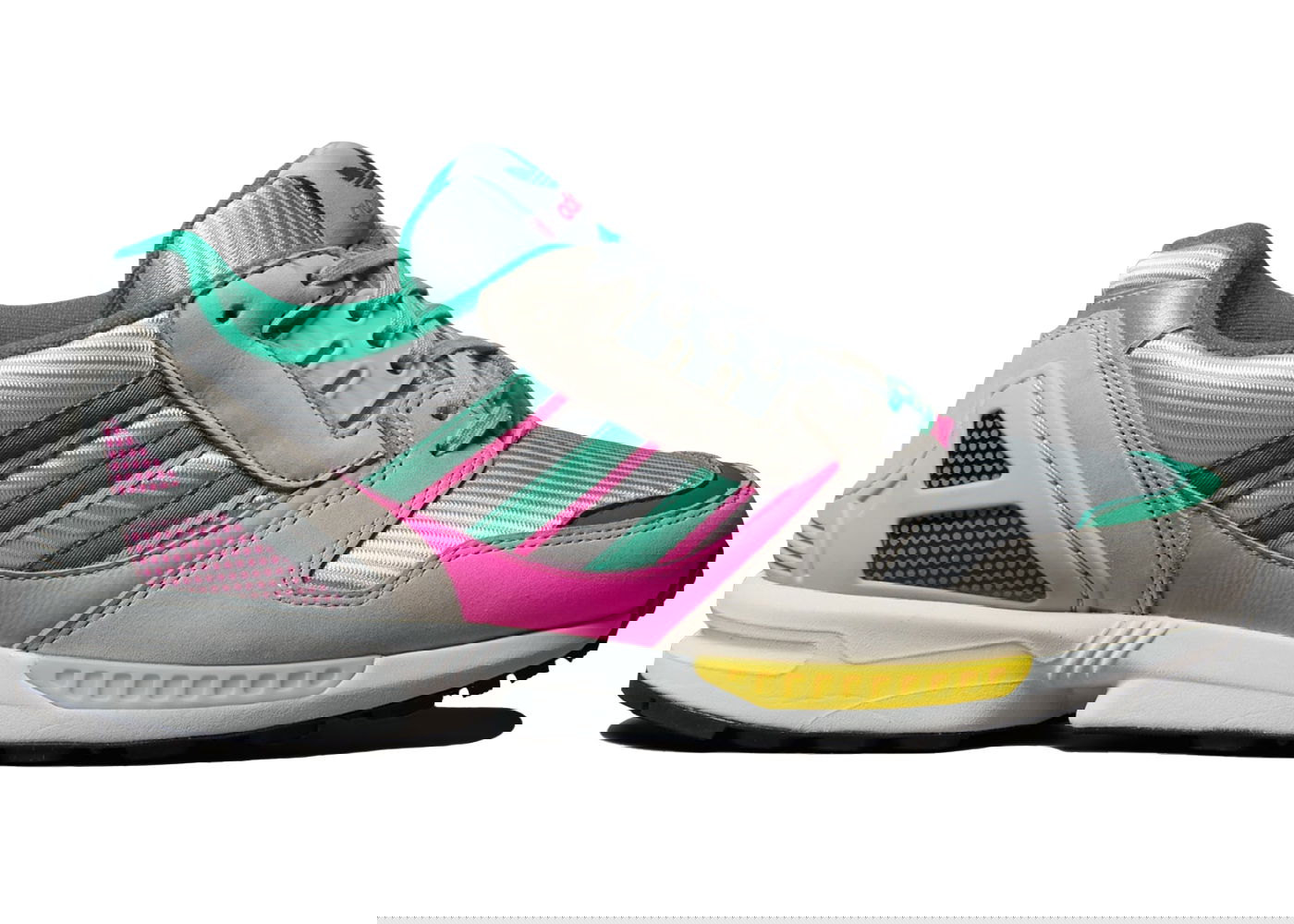 Sneakers og sko adidas Originals ZX 8000 Grey Court Green Screaming Pink Grå | IG3076, 0