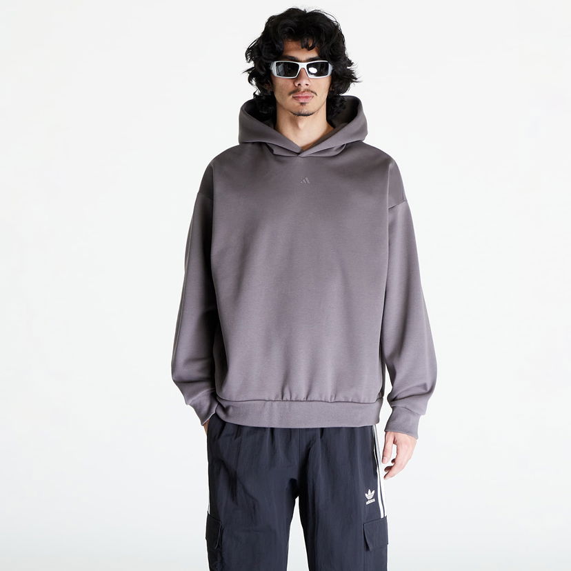 Sweatshirt adidas Performance adidas One Fleece Basketball Hoodie Grå | IX1964