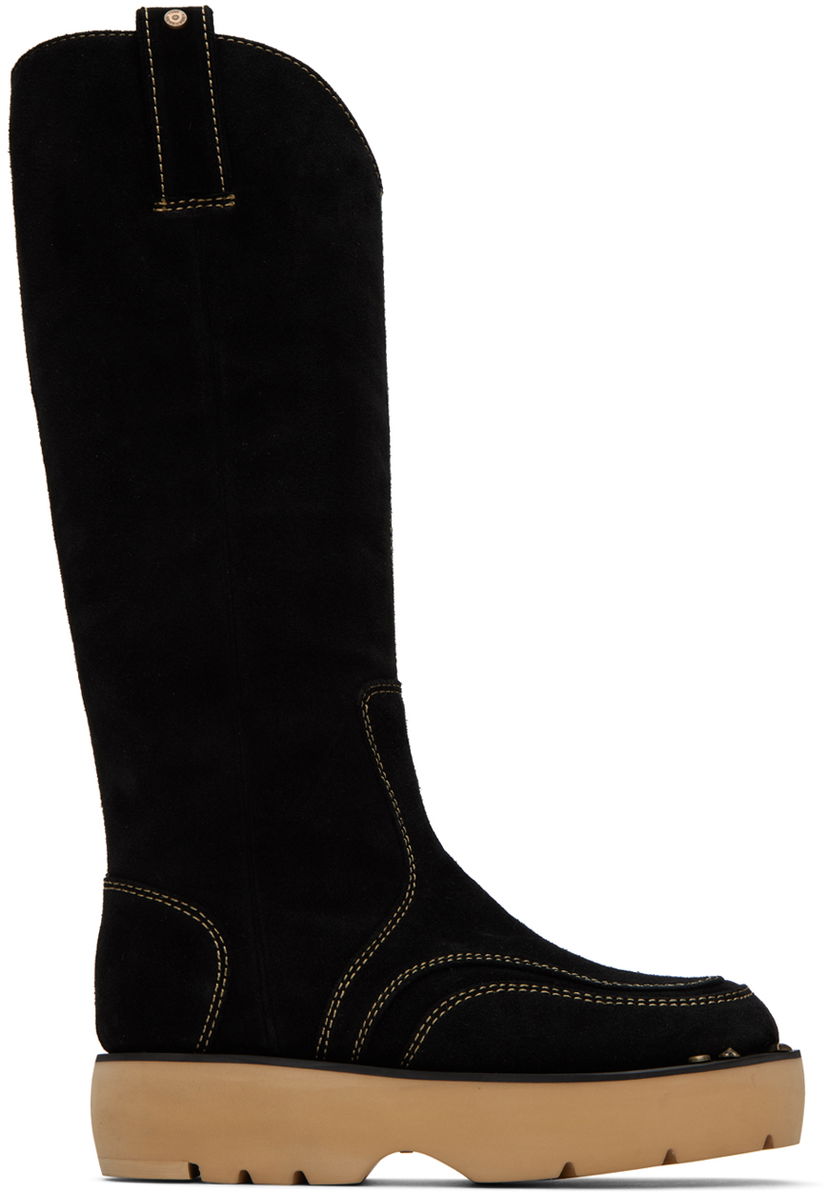 Sneakers og sko Andersson Bell Andersson Bell Cantori Suede Knee-High Boots Sort | aaa319w