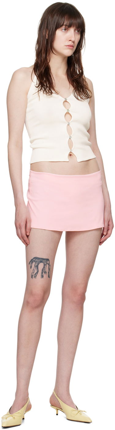 Nederdel GUIZIO Guizio Micro Miniskirt Lyserød | H23301K021, 3