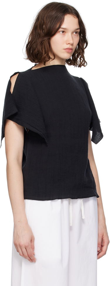 T-shirt Baserange Baserange Folio Short Sleeve Top Sort | TOFO-LC-SU25, 1
