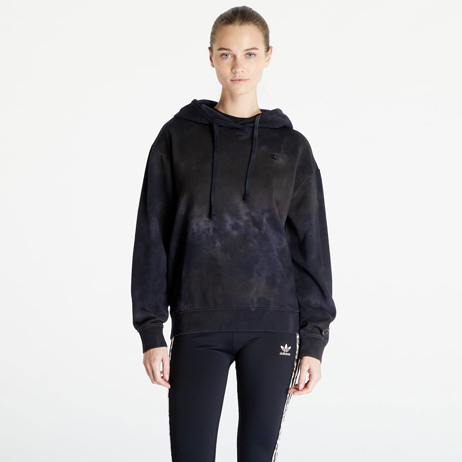 Sweatshirt Champion Hoodie Sort | 116071 CHA KK001, 0
