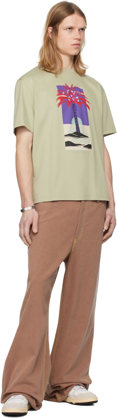 T-shirt LANVIN Lanvin Printed T-Shirt Grøn | RM-TS0115-J173-P25, 3