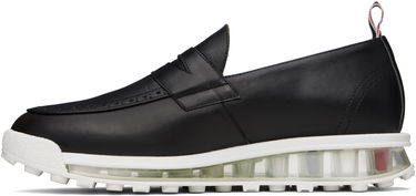 Sneakers og sko Thom Browne Thom Browne Clear Tech Runner Sole Penny Loafers Sort | MFE008B-05584, 2