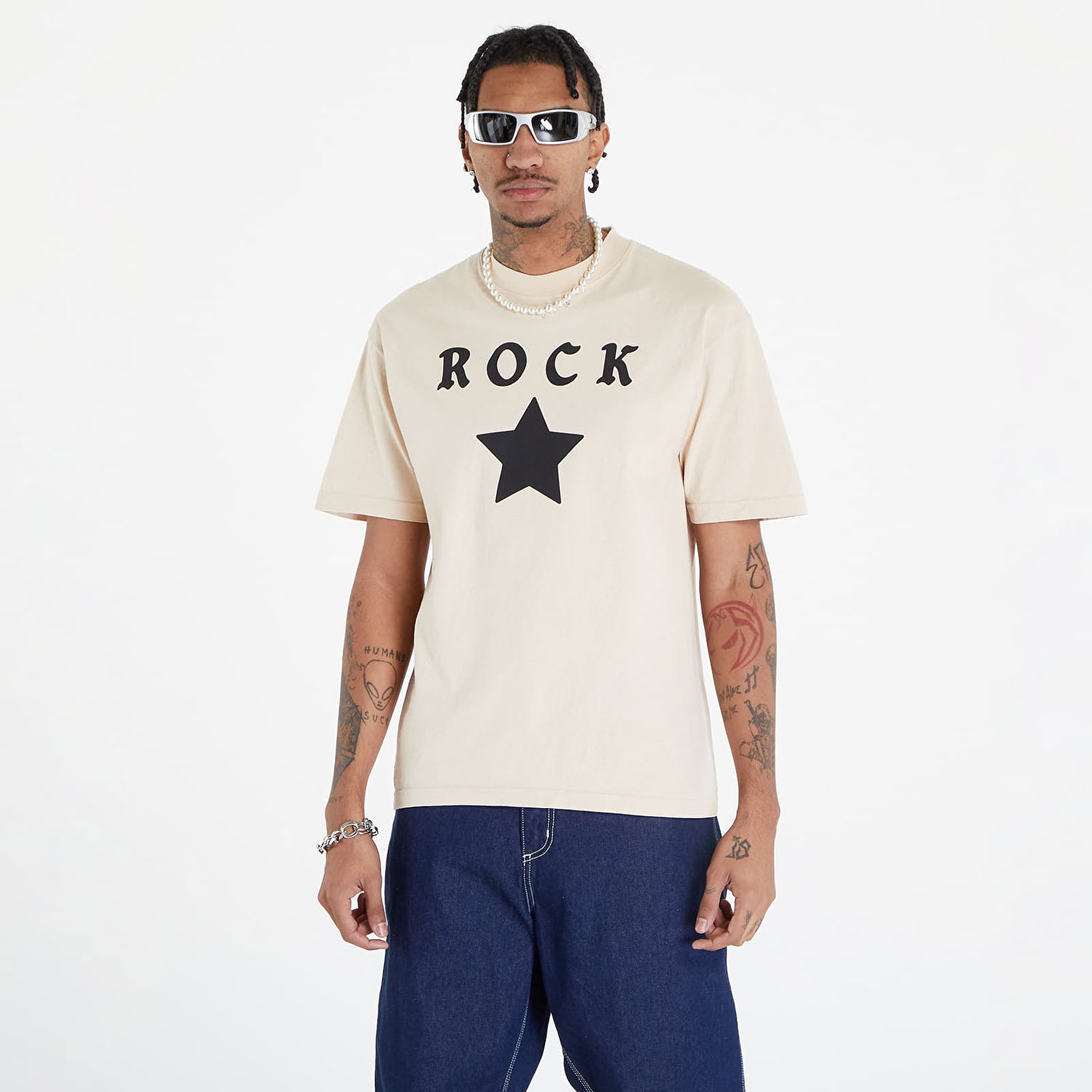 T-shirt Pleasures x N.E.R.D Rockstar Beige | P23N004 TAN, 0