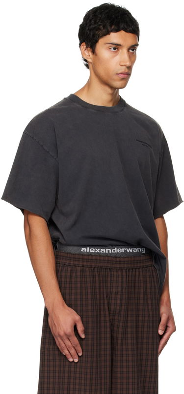 T-shirt Alexander Wang Alexander Wang Short Sleeve T-Shirt Sort | 6CC3251101, 1