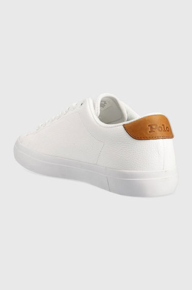 Sneakers og sko Polo by Ralph Lauren Longwood Leather Trainers Hvid | 816877702001, 2