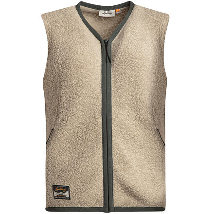 Vest Lundhags Lundhags Flok Wool Pile Vest Beige | 1123102