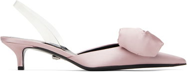 Sneakers og sko Versace Satin Slingback Heels With Bow Detail Lyserød | 1015424_1A08415_1PT2P, 0