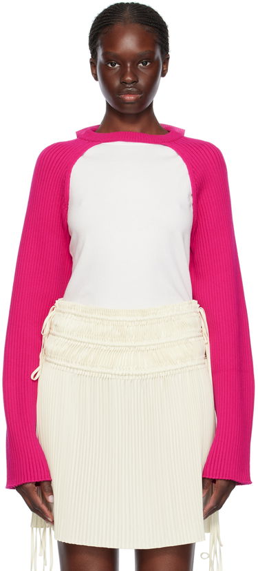 Sweater Helmut Lang Rib Sweater Lyserød | O01HW722, 0