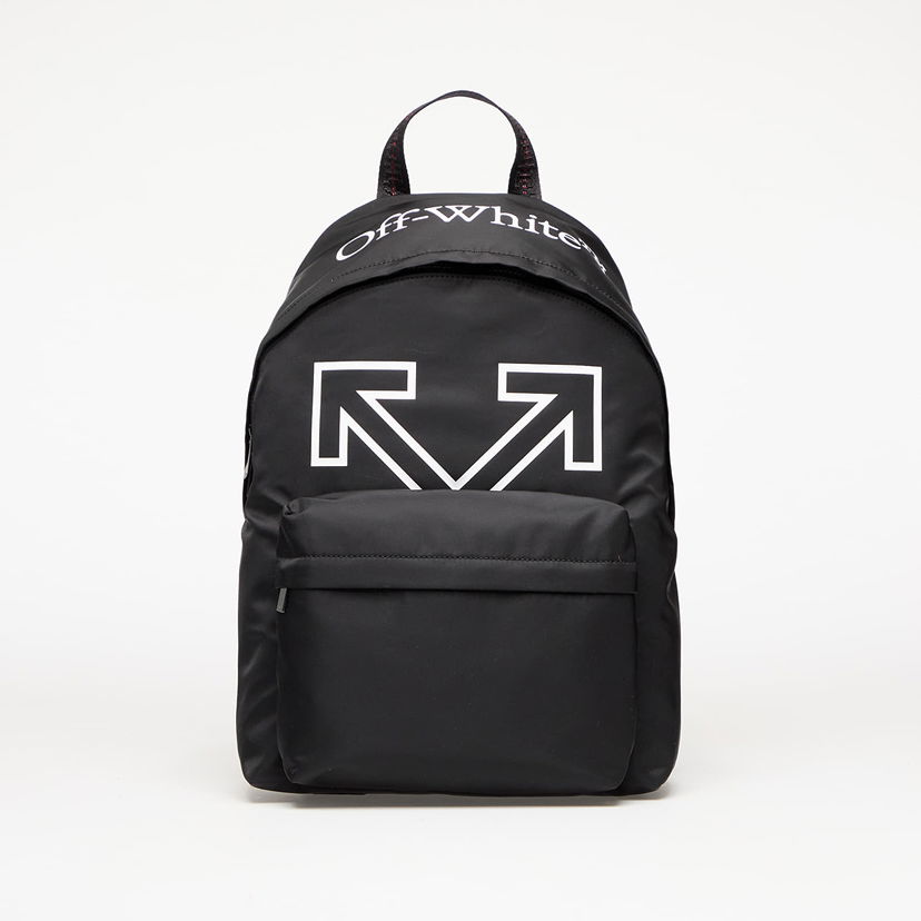 Rygsæk Off-White Black Heritage Backpack with Logo Sort | OMNB123C99FAB0011001